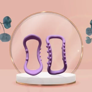 Pink Yoga Fitness Pilates Ring Yoga Ring Yoga Accessories Open the Back Ring Convex Point Massage Multi-functional Pack of 50