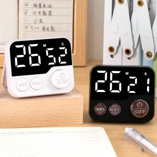 Magnetic Countdown Countup Timer With Large LED Display Electronic ...