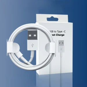 Wholesale PD60W 1M PVC Fast Charging Dual Type C USB C to USB C Cable for Phone 15 16 Charger Cable with Color Box Pack of 100