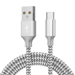 High-quality Fast Charging Data Cable Type-C Charging Cable USB a 5V/2A Braided Mobile Phone Data Cable Suitable for Smartphones Pack of 5