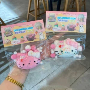 Lovely Decompression Food Play Kneading Music Mao Doughnut Little Red Book Slow Rebound Squeezing Cat's Claw Toy Mud