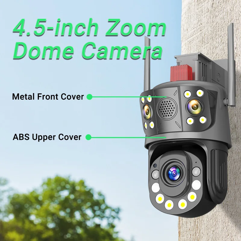 Wistino Icsee 6K Outdoor Wifi Three Lens 100x Optical Zoom Ip Camera Human Detection Color Night Vision Cameras Wifi - Image 2