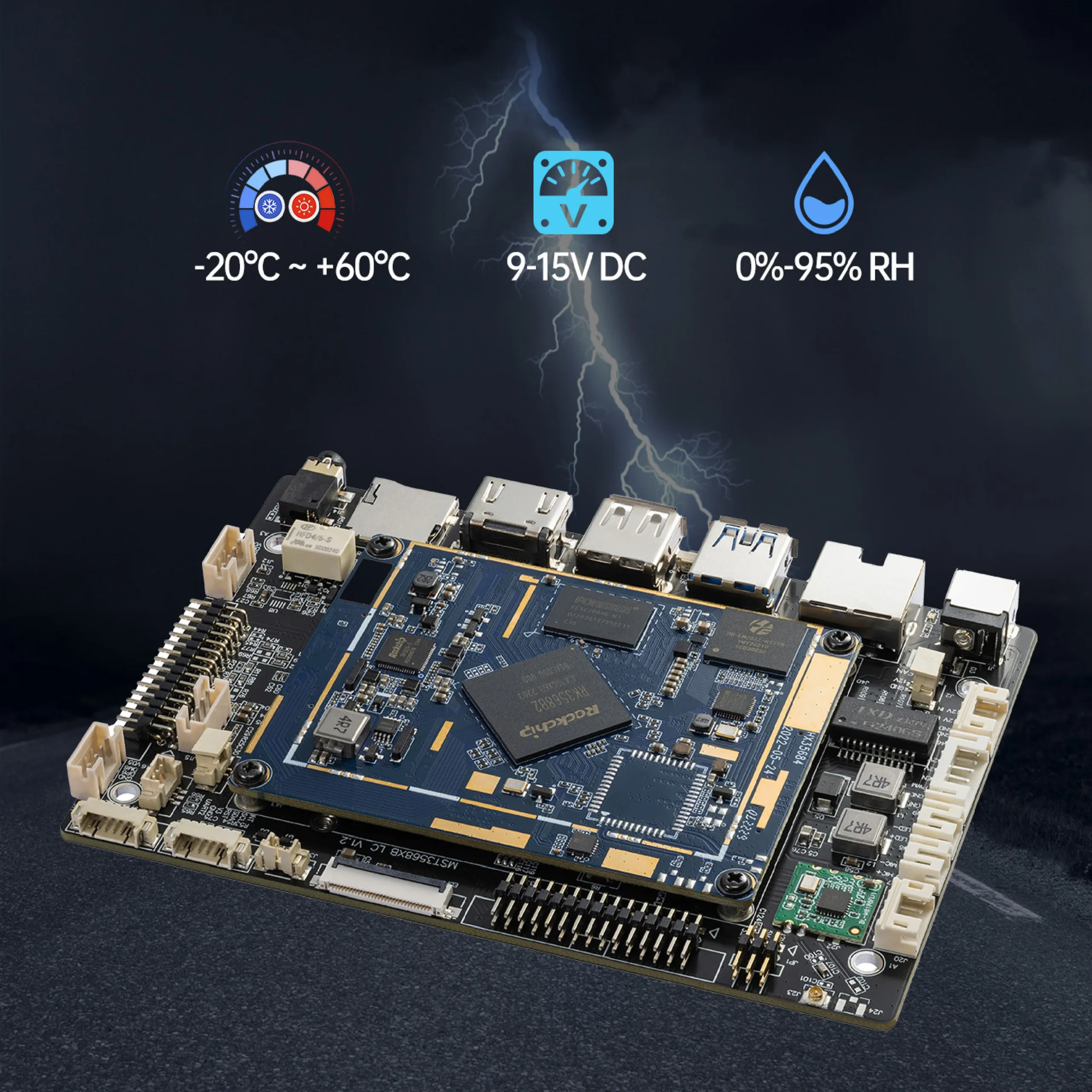 New Rockchip Industrial Smart Industrial Motherboard Repair Development Board Android Motherboard LC3568 Embedded Board - Image 2