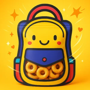 Waterproof Cartoon Candy Bag for Kids Handheld Gift Tote for Snacks Party Festival Kids Cartoon Treat Bag Reusable 18x21cm Stock