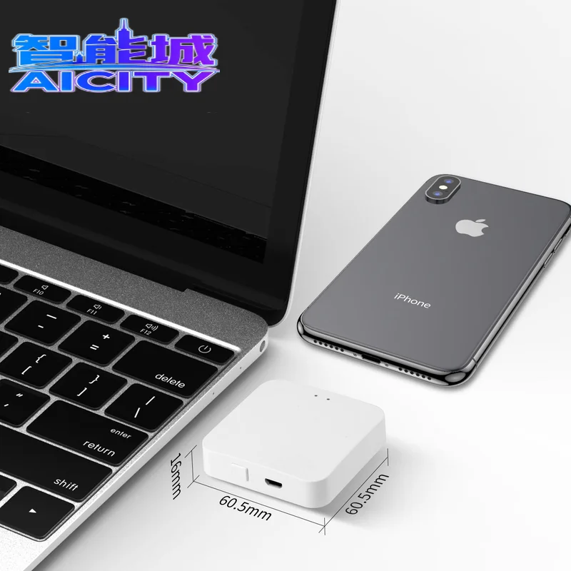 Multi-mode Mini Smart Home Gateway with WiFi ZigBee 3.0 Bluetooth Smart Devices Compatible Smart Life App Remote Control - Image 2