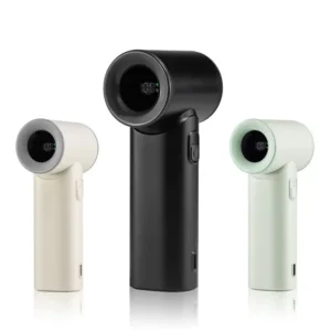 N610 Real 3000mAh Portable Handheld Bladeless Wearable High Speed Turbo Cooling Mini USB Rechargeable Fan Pack of 3