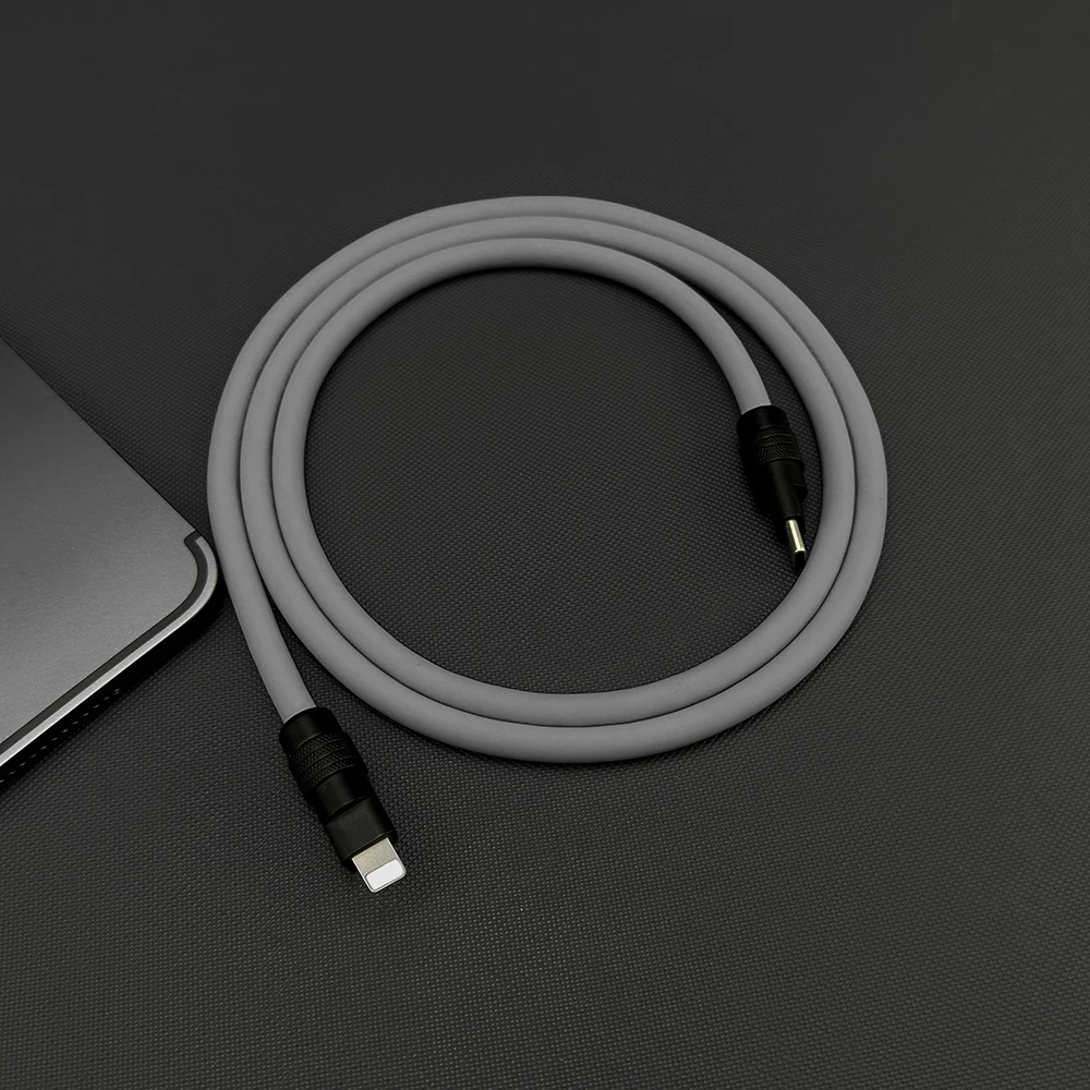 MFi Certified Liquid Silicon C94 C189 Chip Data Cable 3A PD Fast Charging Charger Cable USB C for IPhone1314 iPod Cable - Image 3