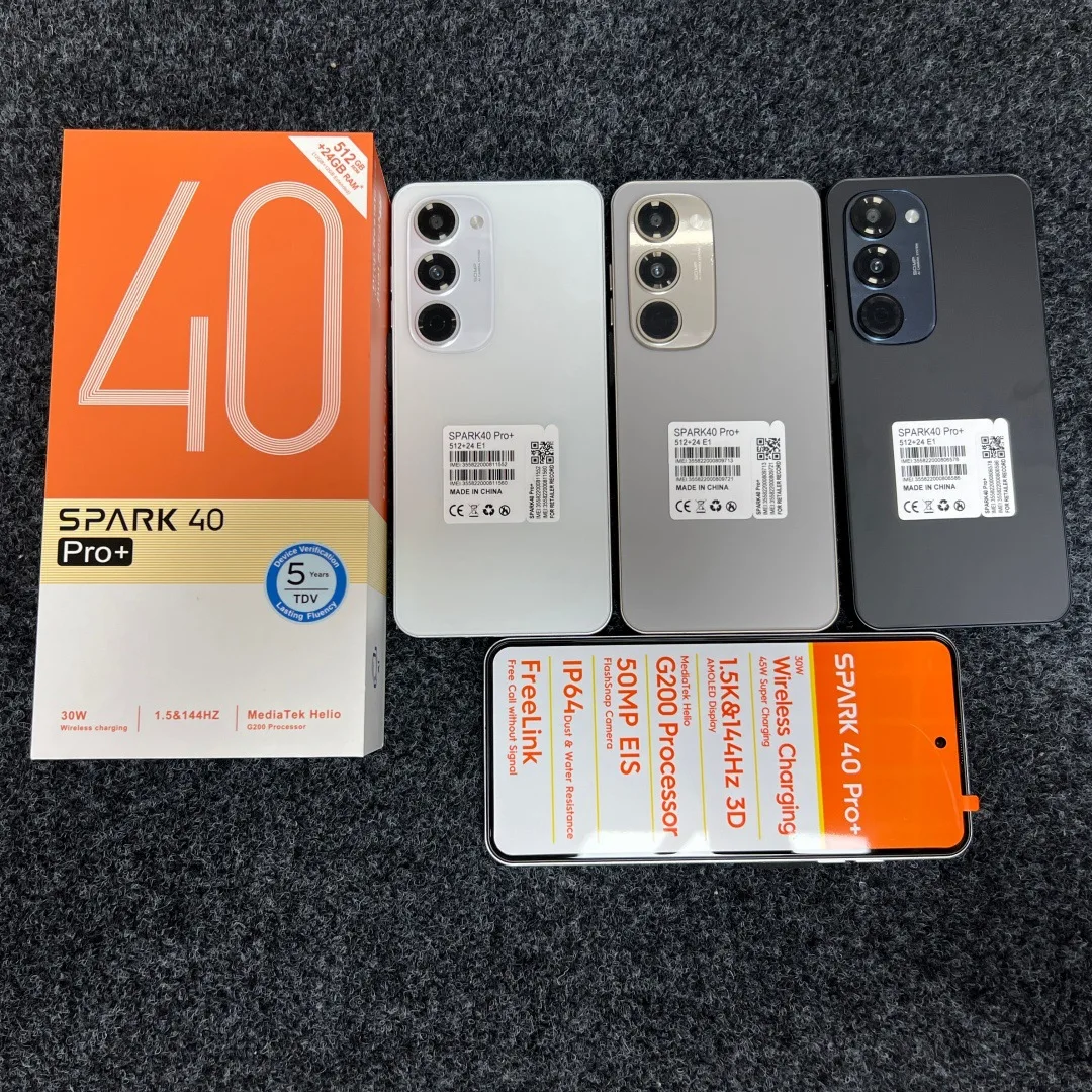 Spark40 Pro+ 6.8 Inch Android Phone 24+512G Cross Border Hot Item Bright Screen Reliable Battery Smooth Operation - Image 2