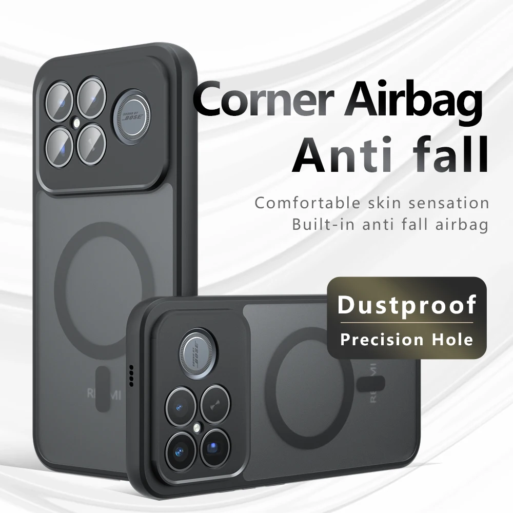 Magnetic Wireless Charging Case for Xiaomi Poco F8 Pro F8 Ultra PocoF8Pro PocoF8Ultra 5G Shockproof Back Cover Coque Pack of 10