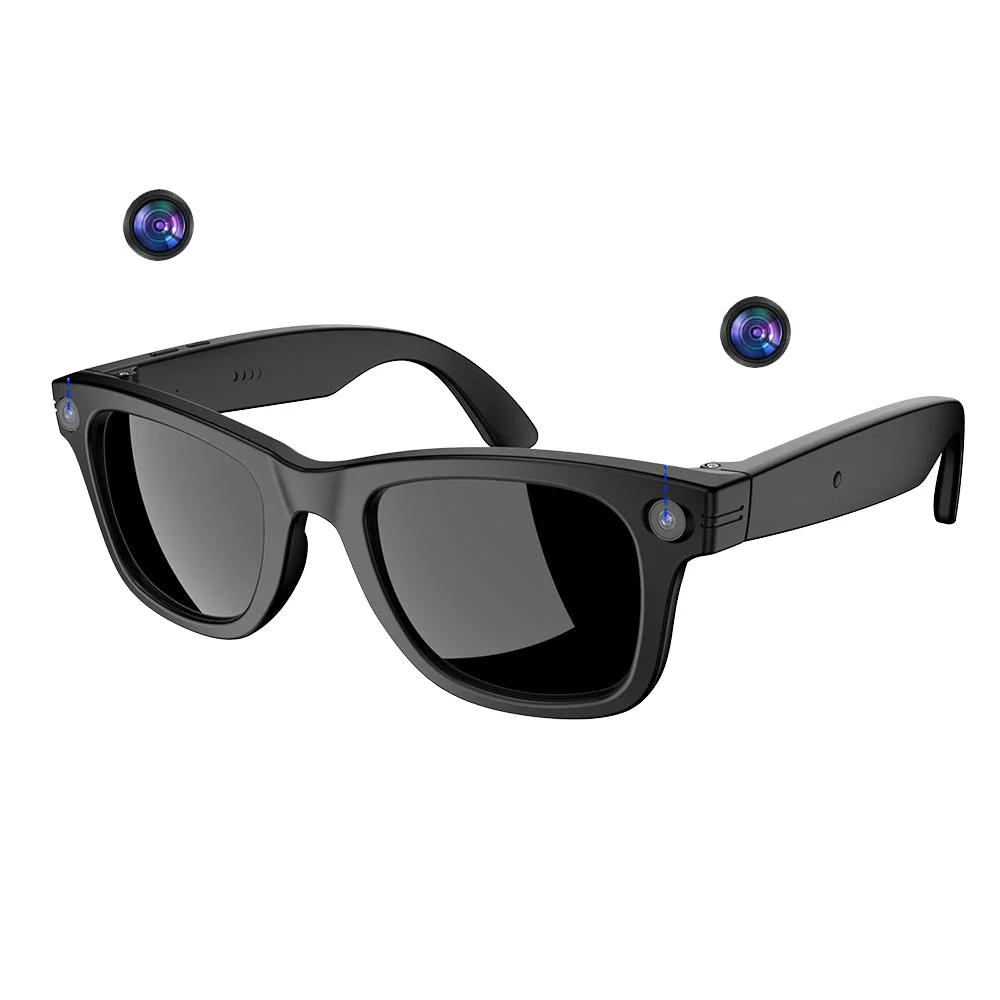 M01 Men's Women's Smart Wearable Headset Camera Glasses BT Audio Call AI Translation WIFI Remote Photography WIFI Connect