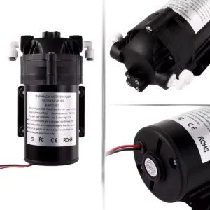 24V 45W Silent Booster Pump Self-Priming Diaphragm Pump RO Water Purifier Pump for Misting Spray Car Wash