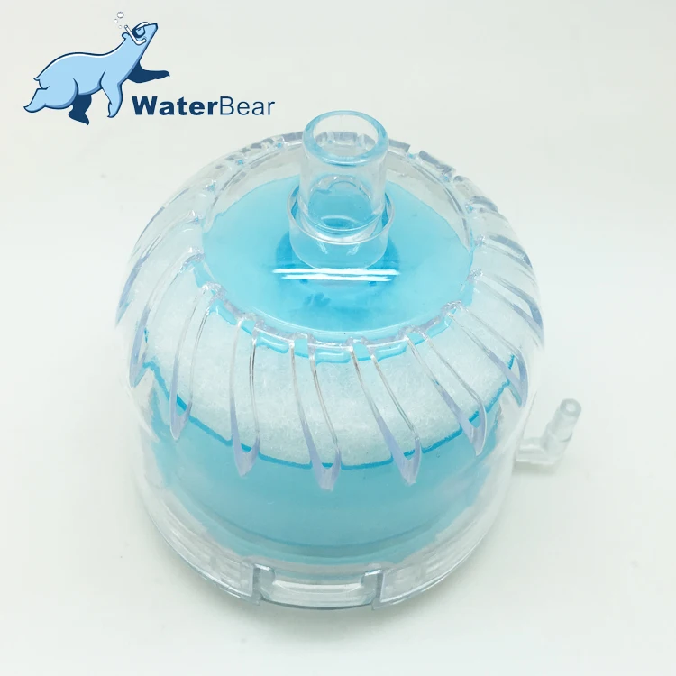 Air-Driven Ceramic Sponge Filter with Nitrobacteria Cultivation Stone for Small Aquariums and Fish Breeding Tanks Pack of 2