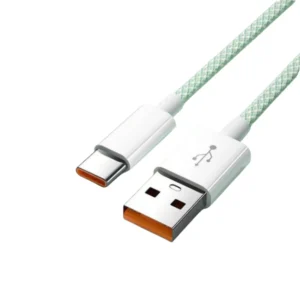 Factory Wholesale Super Fast Charging Braided Data Cable USB-A to Type-C 66W Charging Cable Copper Wire 1m 1.5m 2m Pack of 10