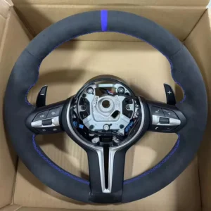 Car Steering Wheel Full Suede Leather for BMW M M3 M5 M6 F20 F21 F06 F07 F10 F11 F12 F13 F30 F32 F80 F91 E90 E91 E92