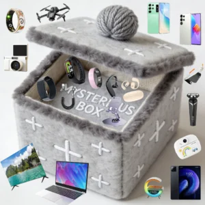 100% Surprise Win Mystery Box Festival Lucky Blind Box Random Novelty 3C Electronics Gaming Headset Smartphone Tablet Laptop