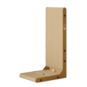 Eco-Friendly L-Shaped Large Paper Cat Tree 4 Levels Cute Floral Design Ball Toy Catnip for Indoor Cats-Furniture Protection Pack of 50