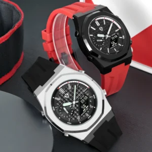 Multifunctional Automatic Synchronous Training Fitness Mountaineering Scratch Resistant Water - Resist Electronic Quartz Watches