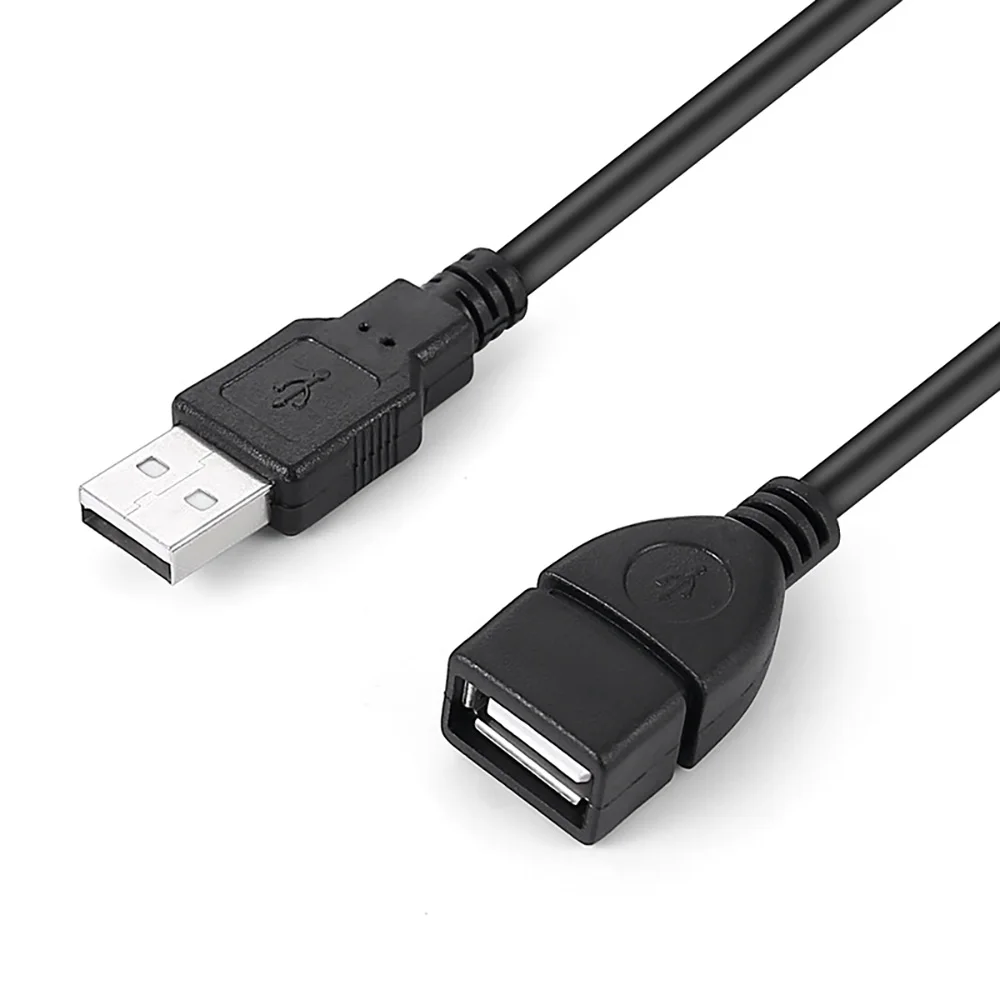 USB to USB Male to Female Extension Cable USB Charging and Data Transfer Adapter USB2.0 Extension Cable Cord