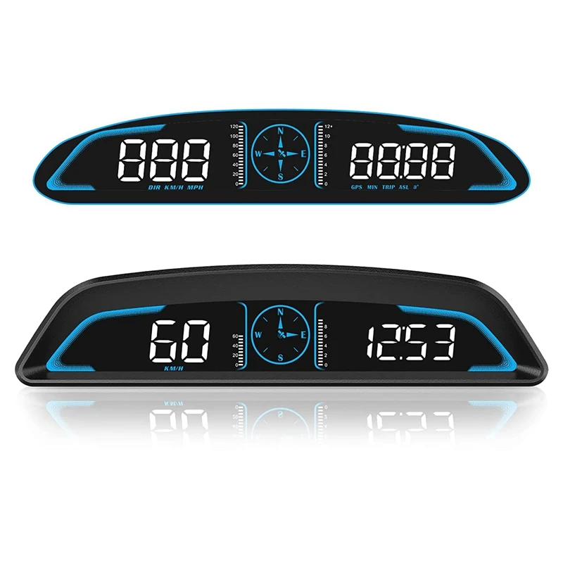G3 Digital GPS Speedometer Overspeed Alarm Trip Meter With Speed Fatigued Driving Alert Car Heads up Display Pack of 2 - Image 3