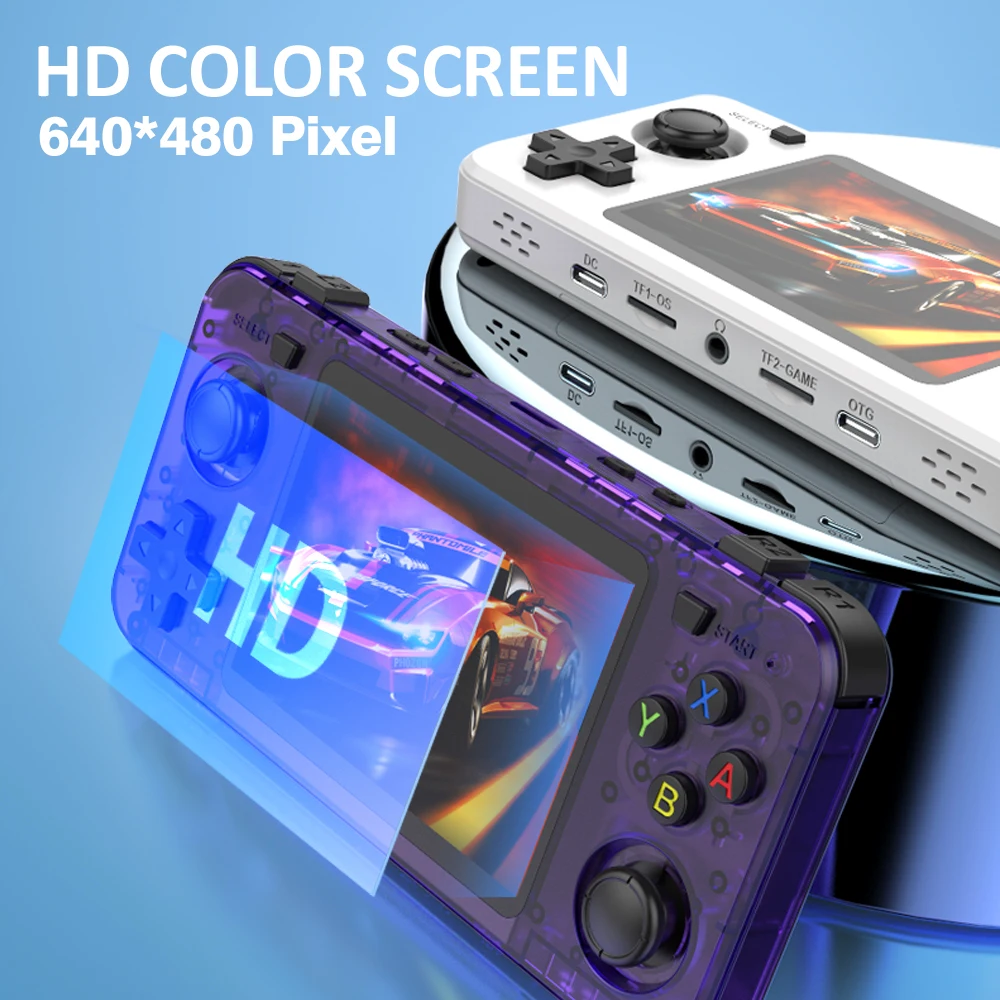 R36H Handheld Game Console Arkos System 15000 Games Portable Pocket Video Player 3.5 Inch IPS Screen R36S Console - Image 3