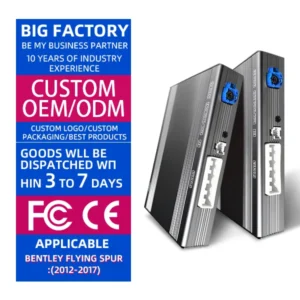 OEM ODM Wireless Carplay Adapter Android Auto Box for Bentley Flying Spur 2012-2017 Mirror Link Radio Upgrade Screen CarPlay