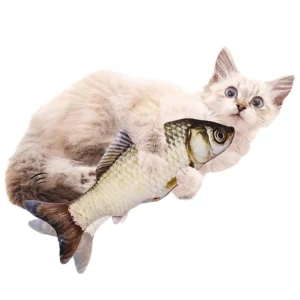 Eco-Friendly Funny Polyester Pet Interactive Catnip Chew Toys for Cats Pack of 2