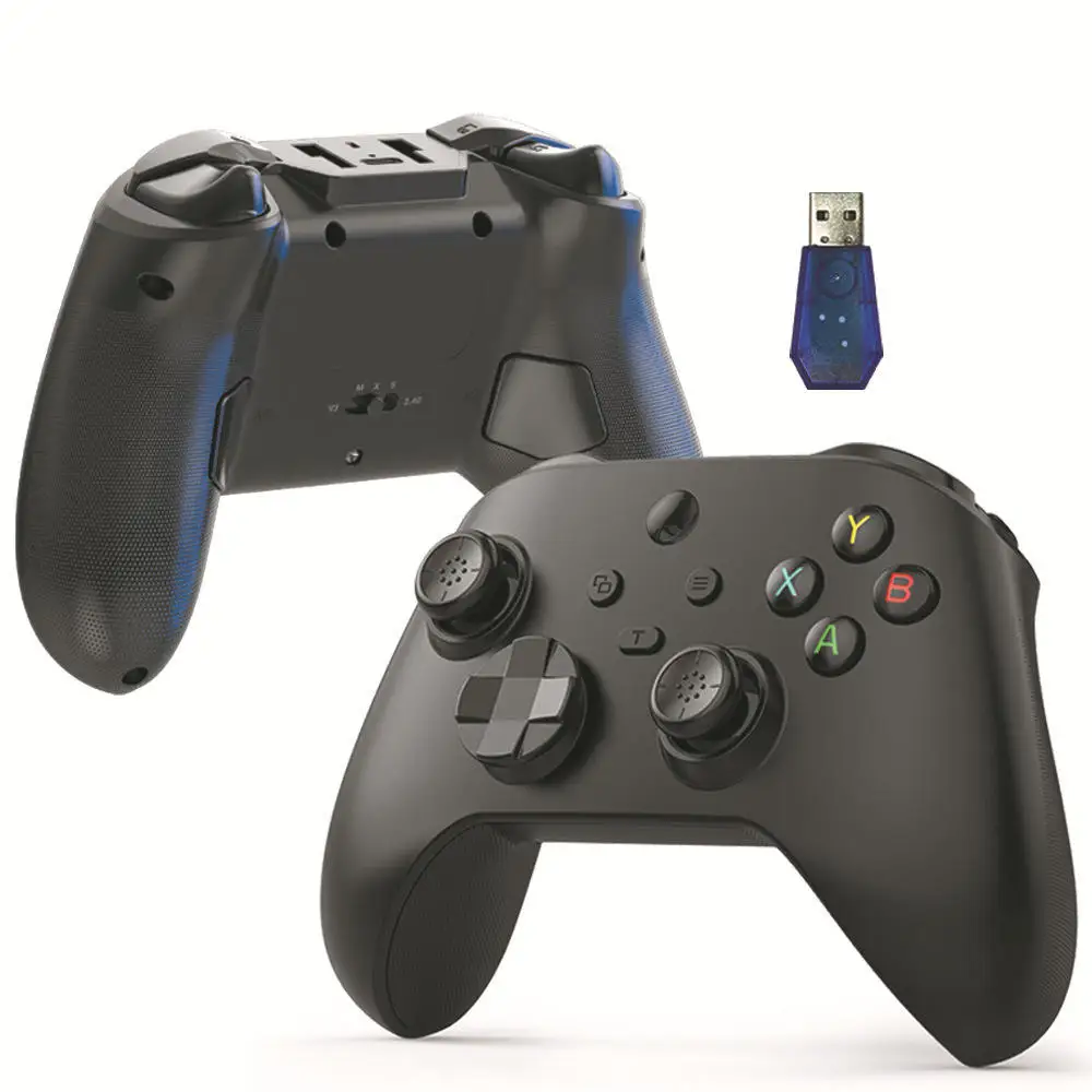 G6 BT Wireless Compatible Game Controller for IOS/Android Gamepad PC Hall Rocker Six-axis Dual Vibration Joystick for Switch 2 Pack of 2