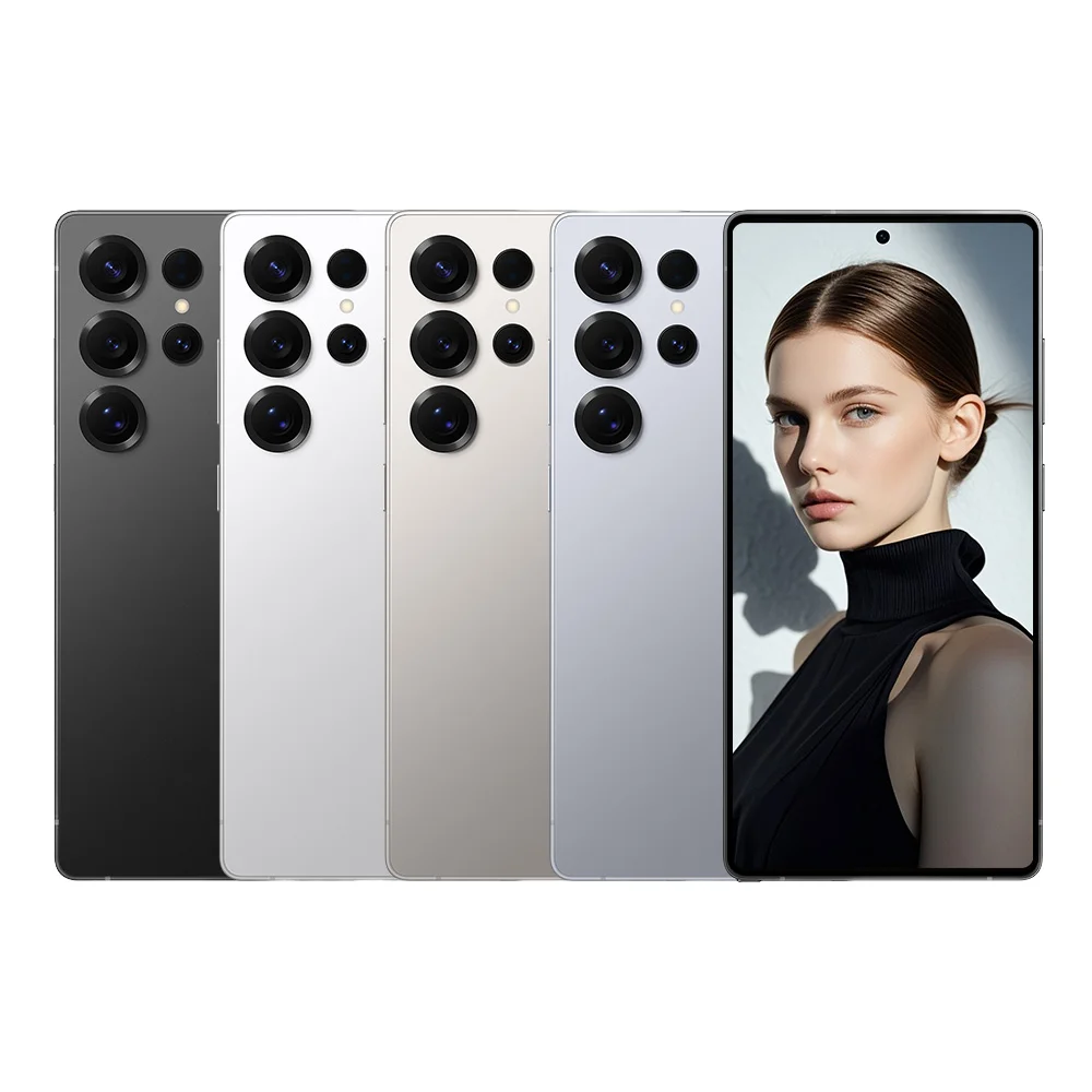 Global Version S25 Ultra 7.3Inch 16GB+1TB 5G Dual SIM Smartphone with HD OLED 90Hz Display LTE Android 13 8000mAh+ Battery