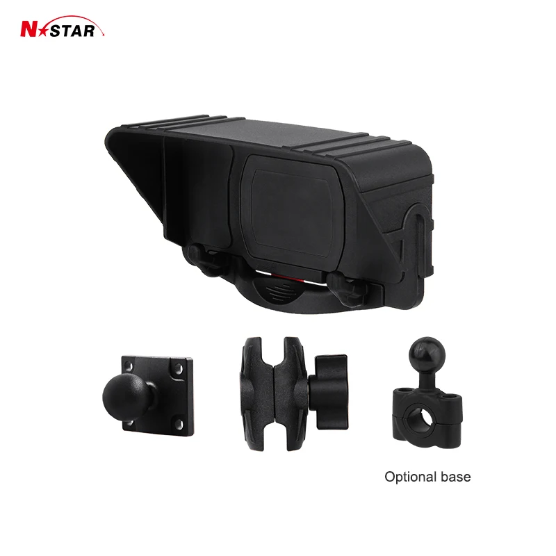 N-Star Motorcycle Cellphone Holder Socket Silicon 1 Inch Ball Base Mount Handle bar Headrest Car Clip Phone Holder for Ram - Image 3