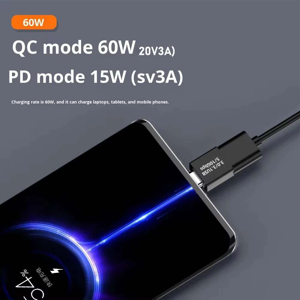 JILIAN USB-A to Type-C Male Adapter High-Speed Transmission Converter Universal Fast Charging 10G Fast Charging OTG Usb Adapter Pack of 100 - Image 2