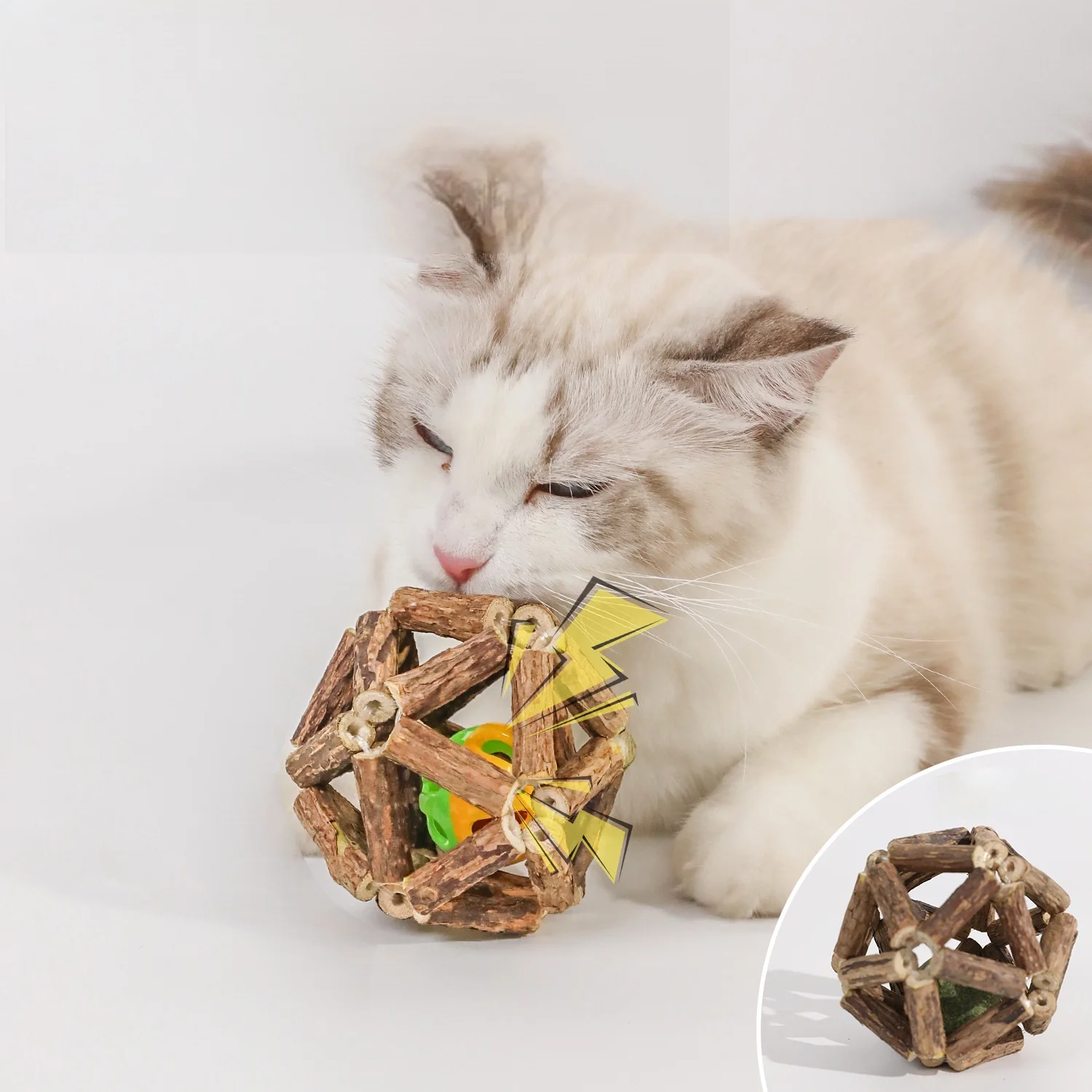 Organic Natural Low MOQ Cat Chew Toys Mint Catnip Silvervine Matatabi Teeth Cleaning Relieve Anxiety Cat Interactive Toys - Image 3