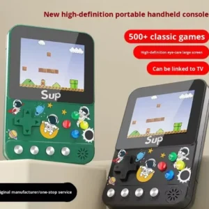 Rechargeable Portable Game Console - Classic Retro Game Series, Supporting TF Card Expansion and TV Connection Pack of 5