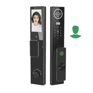 CNC Housing 2 Way Video and Audio 3D Facial Palm Vein Recognition Smart Door Lock for Home Hotel