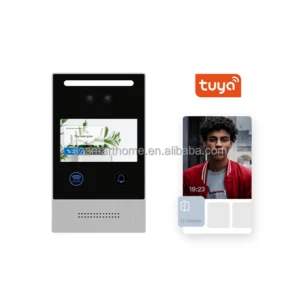 4.3 Inch Smart IP Video Door Phone Tuya Intercom & Smart Doorbell Camera System Application for Home UK Plug WIFI Connection