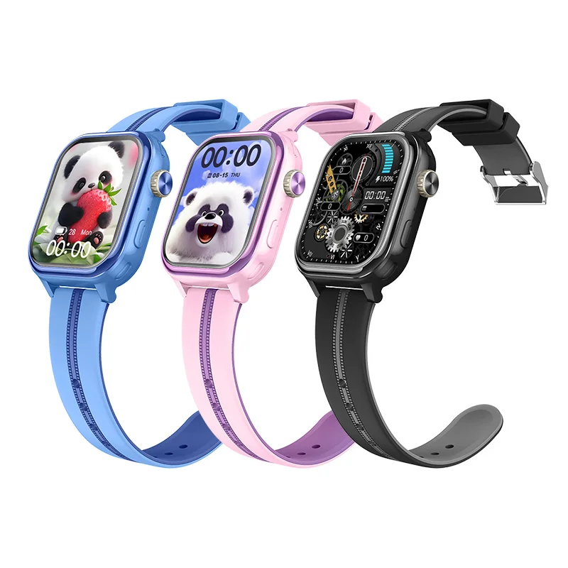 D52 Watch with AI Face Unlock Big Memory More APP Downloads HD Rotate Camera GPS WiFi Location 4G 5G Network Two Way Call Pack of 2 - Image 2