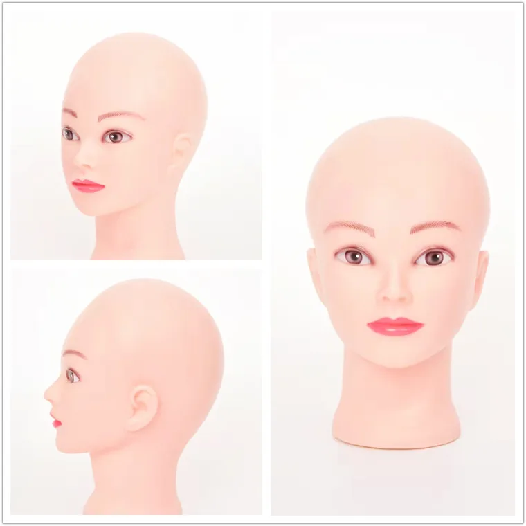 Best Price African American Brown Training Mannequin Head With Make up for Wigs Hat Display Stand Pack of 16 - Image 2