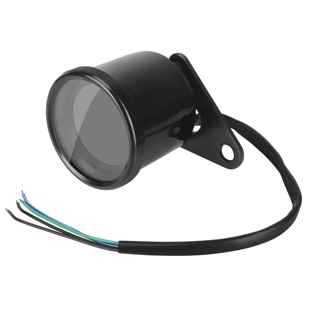 Black Motorcycle Digital Speedometer Retro LCD Odometer Retro LCD Odometer LED LCD Tachometer Indicator Universal - Image 2