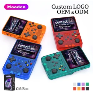 L R36S Handheld Game Console R36 HD 64GB 15000 Games 3.5 Inch Screen Portable Retro Classic Handheld Gaming Player Video Games