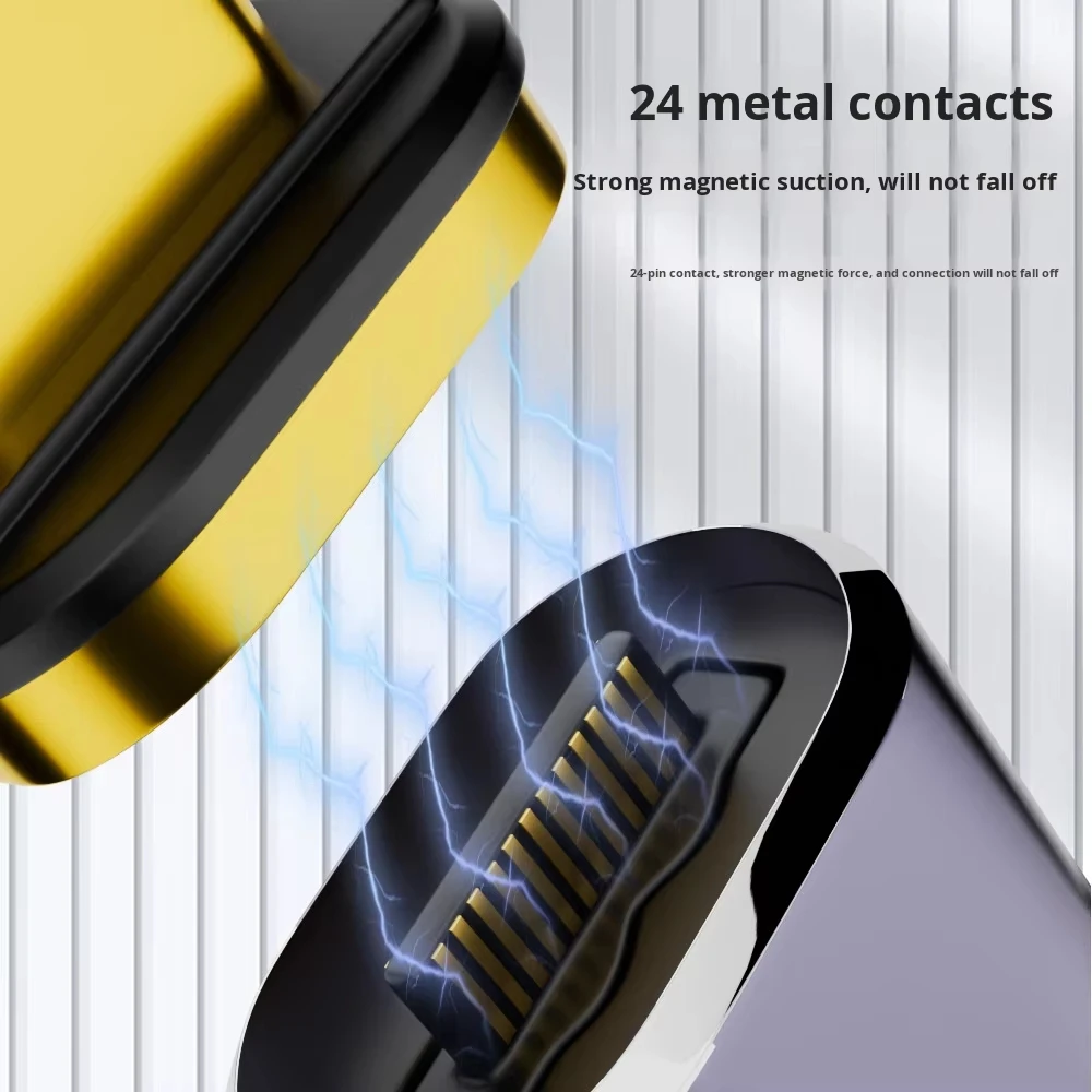 USB3.1 Female Type-C Male Magnetic Adapter Aluminum Alloy DC Connecter Full Function Fast Charging Converter OTG 10G Laptop USB - Image 4