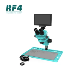 RF4 RF7050TVD2-YS010W Trinocular Microscope 7-50X Zoom Stereo With YS010W Monitor Phone Motherboard IC Chips Repair