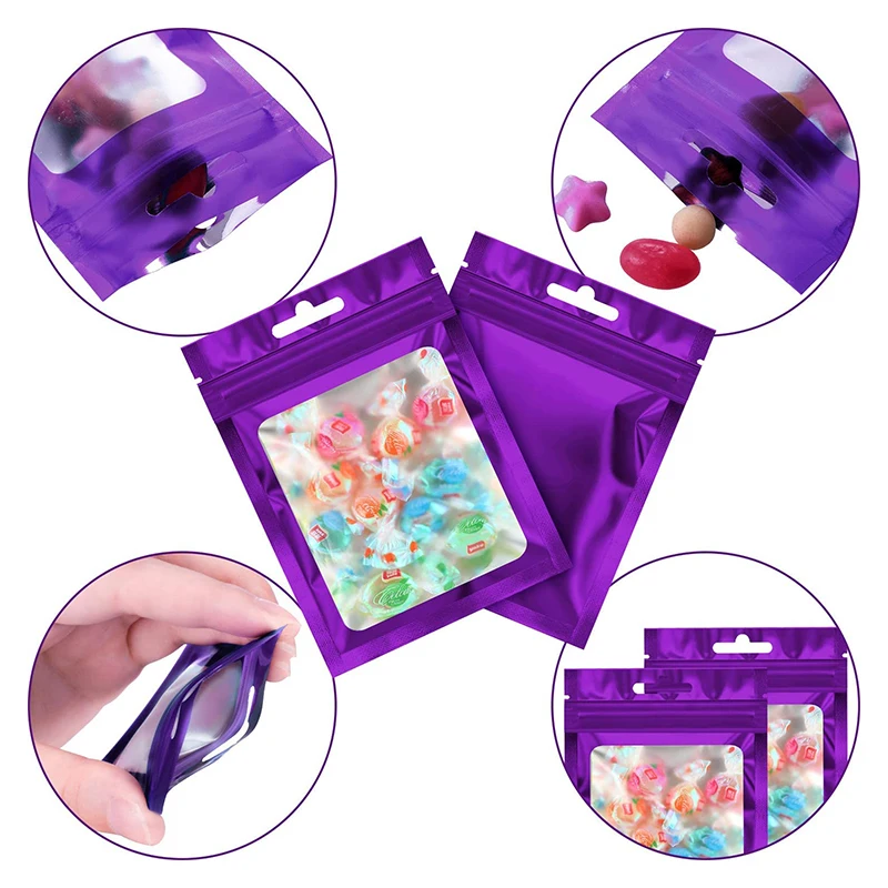 Custom Logo Offset Printed Eco-Friendly Small Jewelry Zipper Bag Moisture-Proof Waterproof CPP Plastic for Pet Food Storage - Image 3