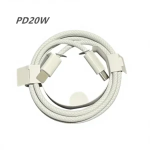 Nylon Braided PD 20W Usb C to L Fast Charger Cable for Phone 11 12 13 14 Pro Max USB-C Charging Cable Pack of 10