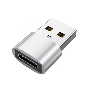 JILIAN Best-Selling Universal USB 2.0 Male to USB-C Female Connecter Data Transfer Aluminum Alloy Type-C Converter USB Adapter