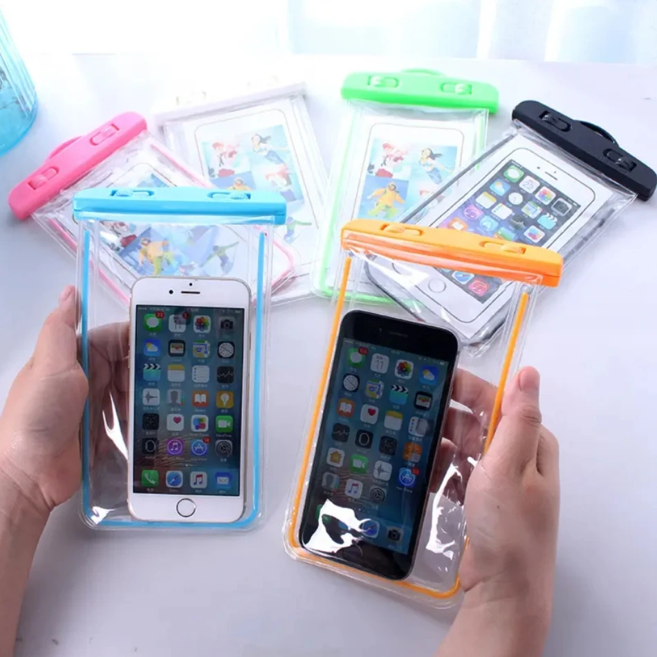 Waterproof Mobile Case Ideal for Swimming Boating Universal Waterproof Mobile Phone Pouch Bag for Outdoor Activities Pack of 50 - Image 3