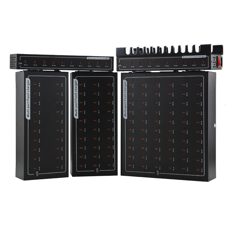 High-Power 60-Port USB Charger PD Fast Charging Multi-Port Station for Live Mobile Phone Charging Multifunctional Charger - Image 2