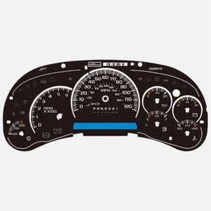 High Quality Black TFT Excavator Vehicle Instrument Display Film (PC PMMA PET Material) Durable Weatherproof Strong Capability Pack of 100