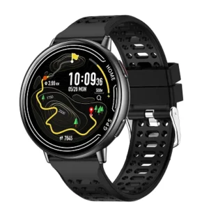 Women's Health Bluetooth Round Smart Watch Blood Pressure & Blood Oxygen Monitor Waterproof GPS Round Smart Watch KC100