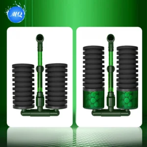 Eco-Friendly Plastic Aquarium Sponge Water Filter for Fresh and Salt Water Fish Tanks Pack of 2