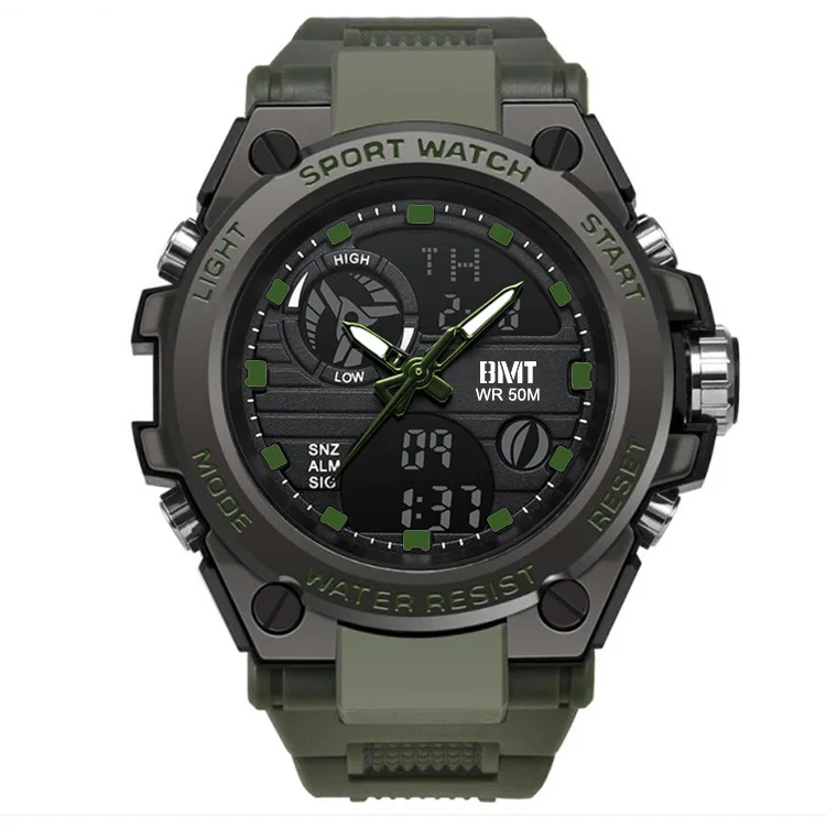 Men's Luxury Sport Watches Digital & Analog with Stop & Alarm Features Water-Resistant Style - Image 2