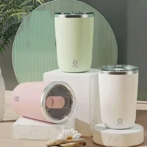 New Custom 12Oz Electric High Speed Mixing Cup 350ML Rechargeable Automatic Stirring Coffee Mixer Cup Self Stirring Mug With Lid Pack of 50